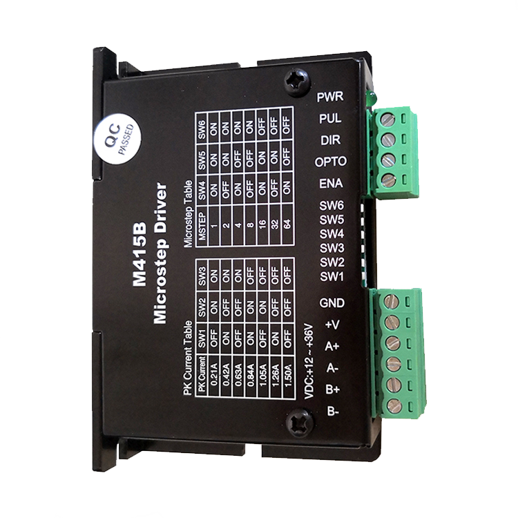 步进电机驱动M415B 适用42电机 1~64细分 18~40V 0.21~1.5A