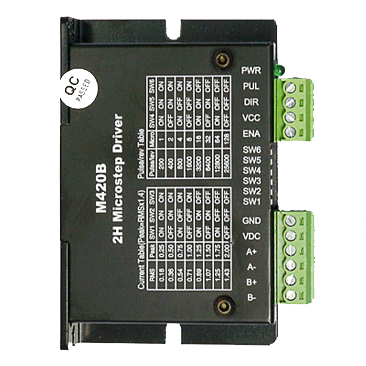 步进电机驱动M420B 1~128细分 0.18~2A 18~40V